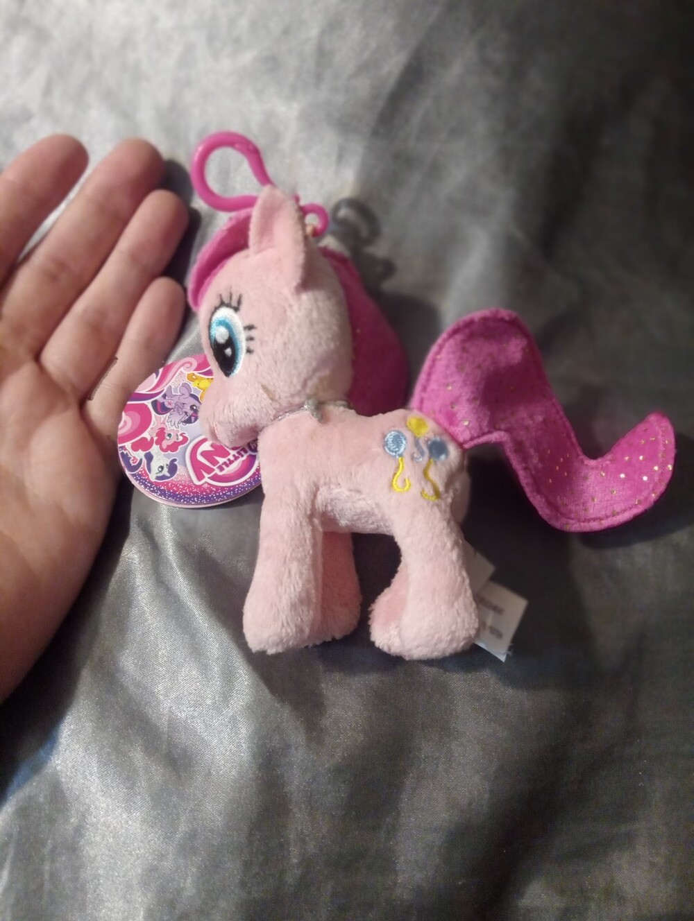 New My Little Pony "Pinkie Pie" Plush Bag Charm
